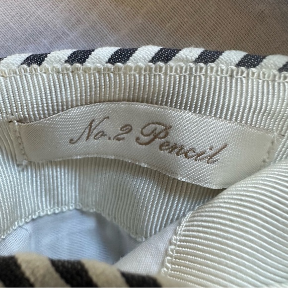 J.Crew Striped Seersucker Pencil Skirt Size 4 - Picture 8 of 11